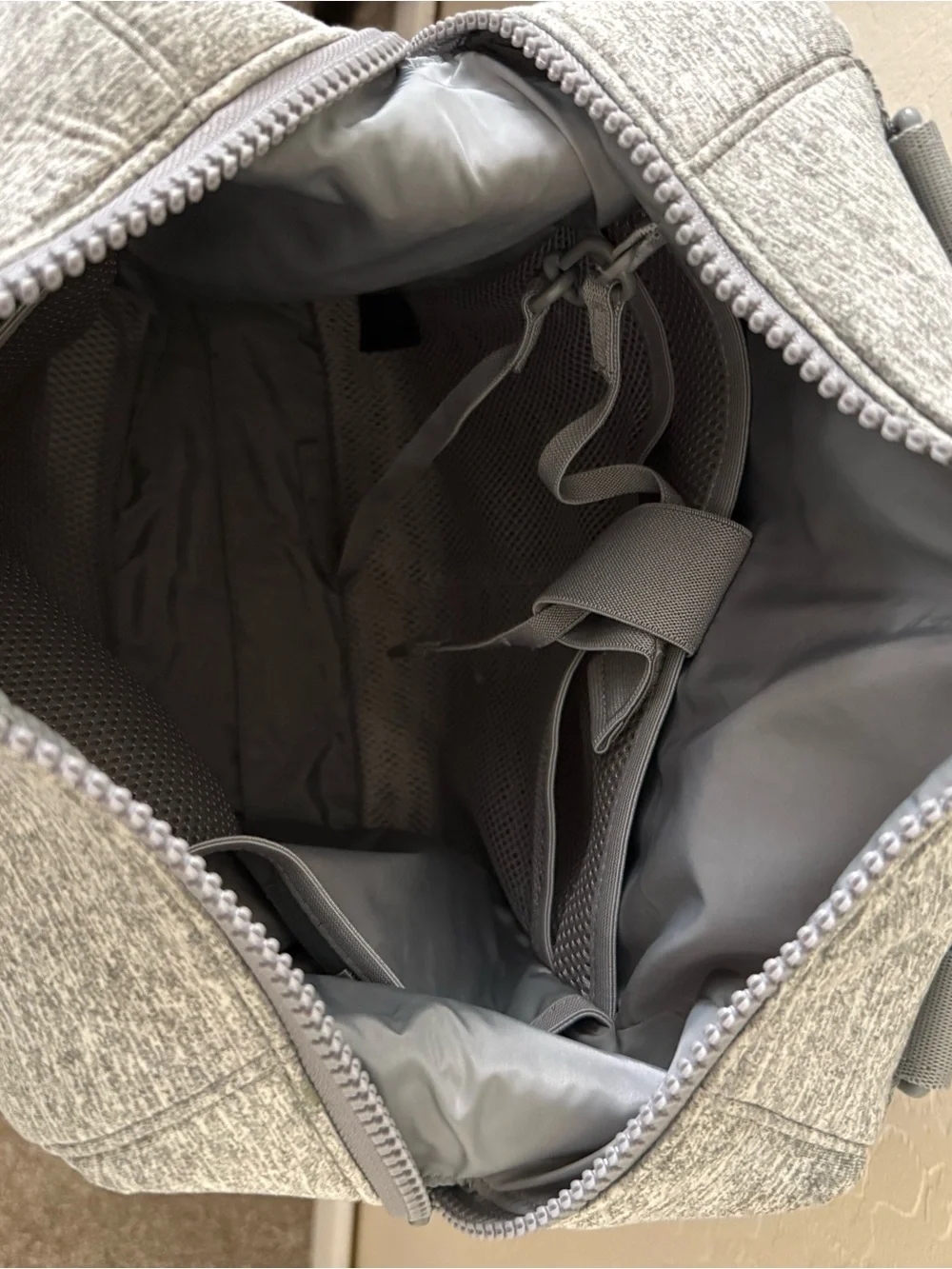 Dagne Dover Heather Gray Indi Backpack